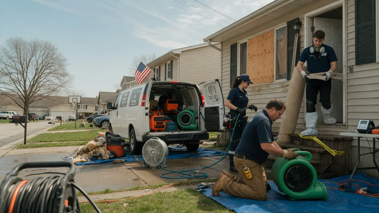 Water Damage Restoration in Irvine, PA near me